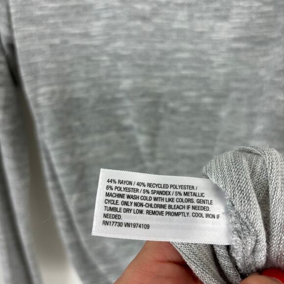 Universal Thread Turtleneck Thin Knit Silver Base Layer M - Picture 4 of 6